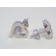 SET náušnice a retiazka s príveskom srdce zirkón z chirurgickej ocele VSO4548521 316/L 5,21g