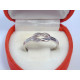Jednoduchý dámsky strieborný prsteň ródiovaný DPS53156 925/1000 1,56 g