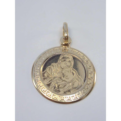 Zlatý medailón Svätý obrázok VI146Z žlté zlato 14 karátov 585/1000 1,46g