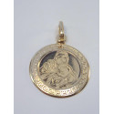 Zlatý medailón Svätý obrázok VI146Z žlté zlato 14 karátov 585/1000 1,46g