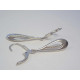 Dámske strieborné visiace naušnice zirkóny ródium DAS267 925/1000 2,67 g