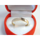 Zlatý dámsky prsteň číre kamienky VP55116Z žlté zlato 14 karátov 585/1000 1,16 g
