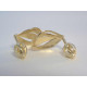 Zlaté dámske naušnice šrúbky viacfarebné kombinované zlato VA189V 14 karátov 585/1000 1,89 g