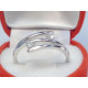Zaujímavý dámsky strieborný prsteň so zirkónmi VAS59223 925/1000 2,23g