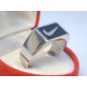 Ródiovaný pánsky strieborný prsteň NIKE VPS66561 925/1000 5,61 g