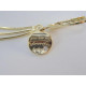 Strieborné pozlátené visiace náušnice s príveskom VAS307 925/1000 3,07g