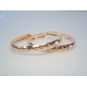 Strieborné pozlatené náušnice kruhy vzorované VAS888 925/1000 8,88g