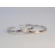 Dámske strieborné náušnice gravírované kruhy  VAS331 925/1000 3,31g
