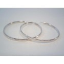 Strieborné náušnice gravírované kruhy VAS68 928/1000 6,80g