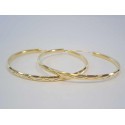 Strieborné pozlátené náušnice vzorované kruhy VAS534 925/1000 5,34g