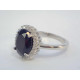 Zaujímavý strieborný prsteň čierny zirkón VAS53309 925/1000 3,09g