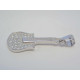 Strieborný prívesok gitara zdobená zirkónmi VIS13 925/1000 1,30g