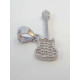 Strieborný prívesok gitara so zirkónmi VIS094 925/1000 0,94g