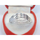 Strieborný prsteň zdobený zirkónmi VPS64324 925/1000 3,24g