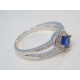 Strieborný prsteň dvojitá obruč farebné zirkóny VPS62353 925/1000 3,53g