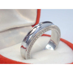 Strieborný rhodiovaný prsteň zdobený zirkónmi VPS52432 925/1000 4,32g