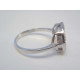 Strieborný prsteň okrúhle priehľadné očko farebné zirkóny VPS60331 925/1000 3,31g