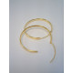 Strieborné pozlátené náušnice kruhy vzorované DAS38 925/1000 3,80g