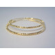 Strieborné pozlátené náušnice kruhy vzorované DAS306 925/1000 3,06g