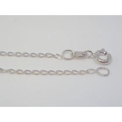 Strieborná rhodiovaná retiazka ovalné očka DRS42171 925/1000 1,71g