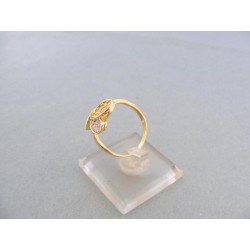 Zlatý prsteň v žltom a bielom zlate VP67355V